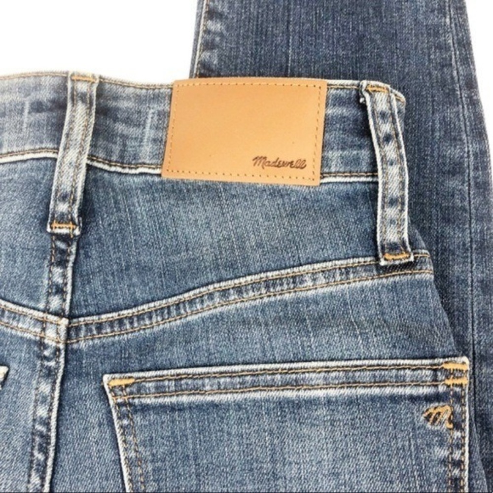 Madewell NWT Womens Curvy High-Rise Skinny Crop Jeans Medium Wash AJ183 Size 23‎ - Picture 4 of 8